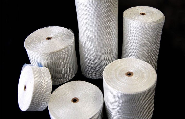 نوار نسوز ابریشمی فایبر گلاس نوار نسوز ابریشمی فایبر گلاس